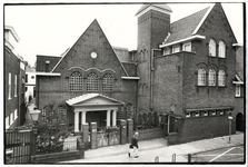 404460 Gezicht op de Synagoge van de Nederlands Israëlitische Gemeente (Springweg 162 - 164) te Utrecht.